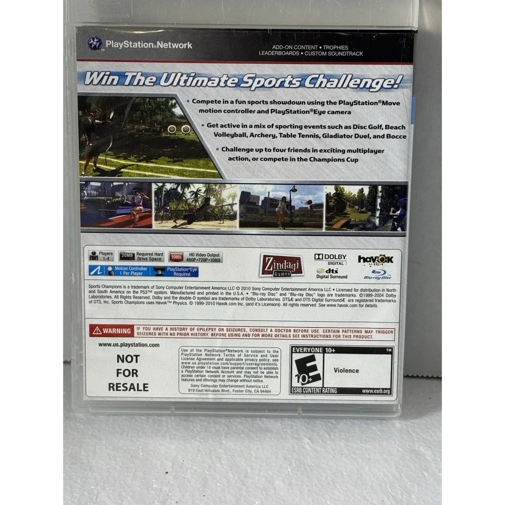 PS3 Sports Champions Game: Sony PlayStation‎ 3 Move (2010)